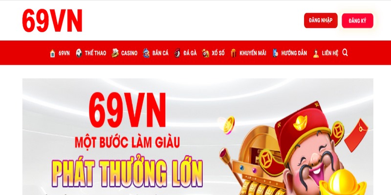 Chương trình đăng ký tài khoản 69VN nhận 169k